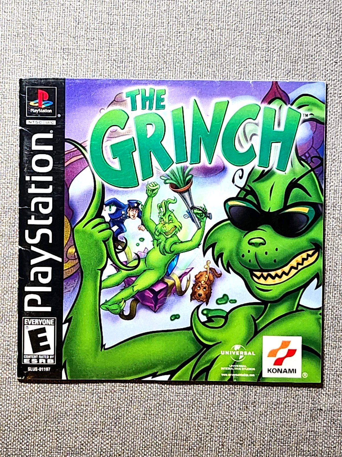 The Grinch Instruction Manual Only - PlayStation