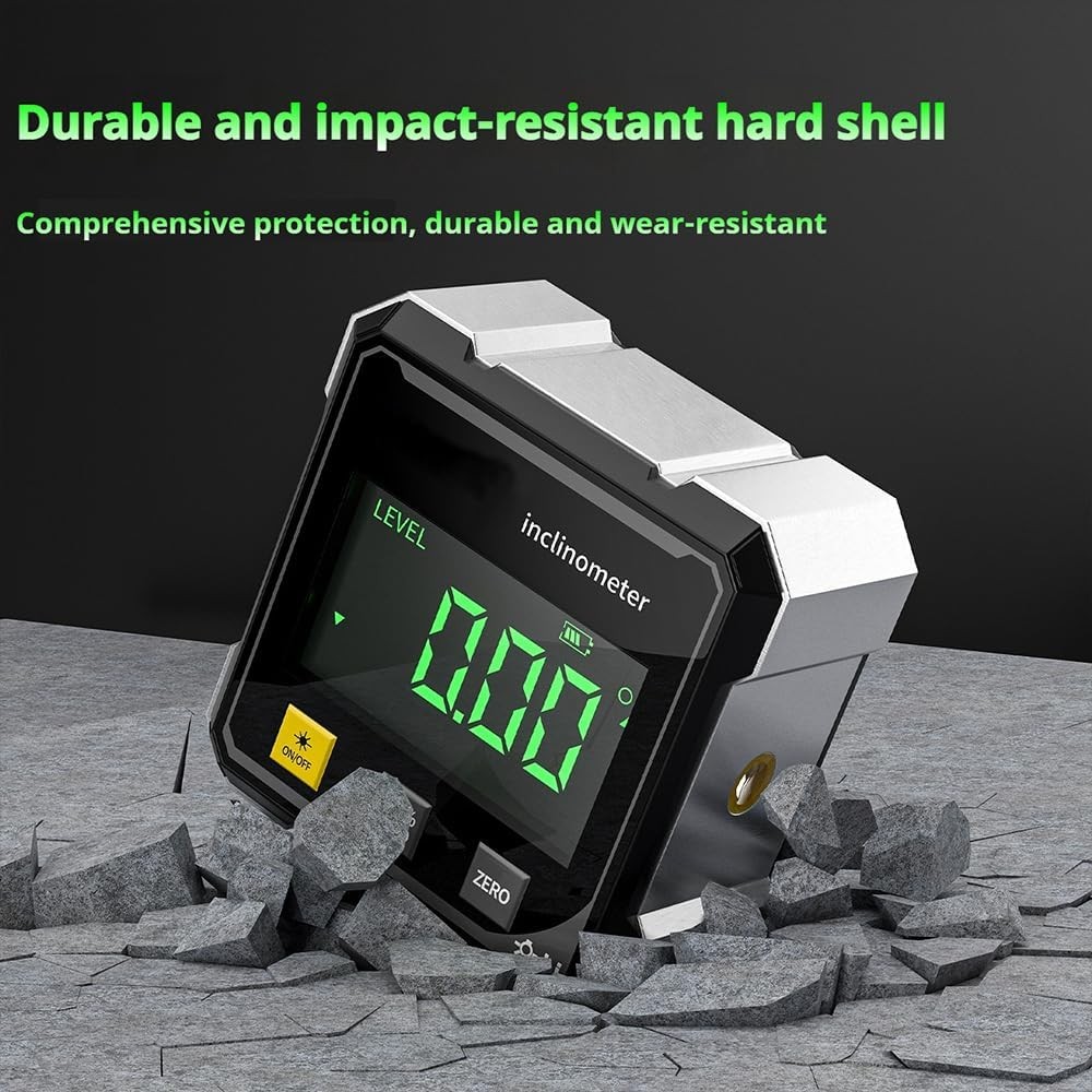 Magnetic Digital Angle Gauge, Digital Angle Finder Magnetic, Cube Inclinometer