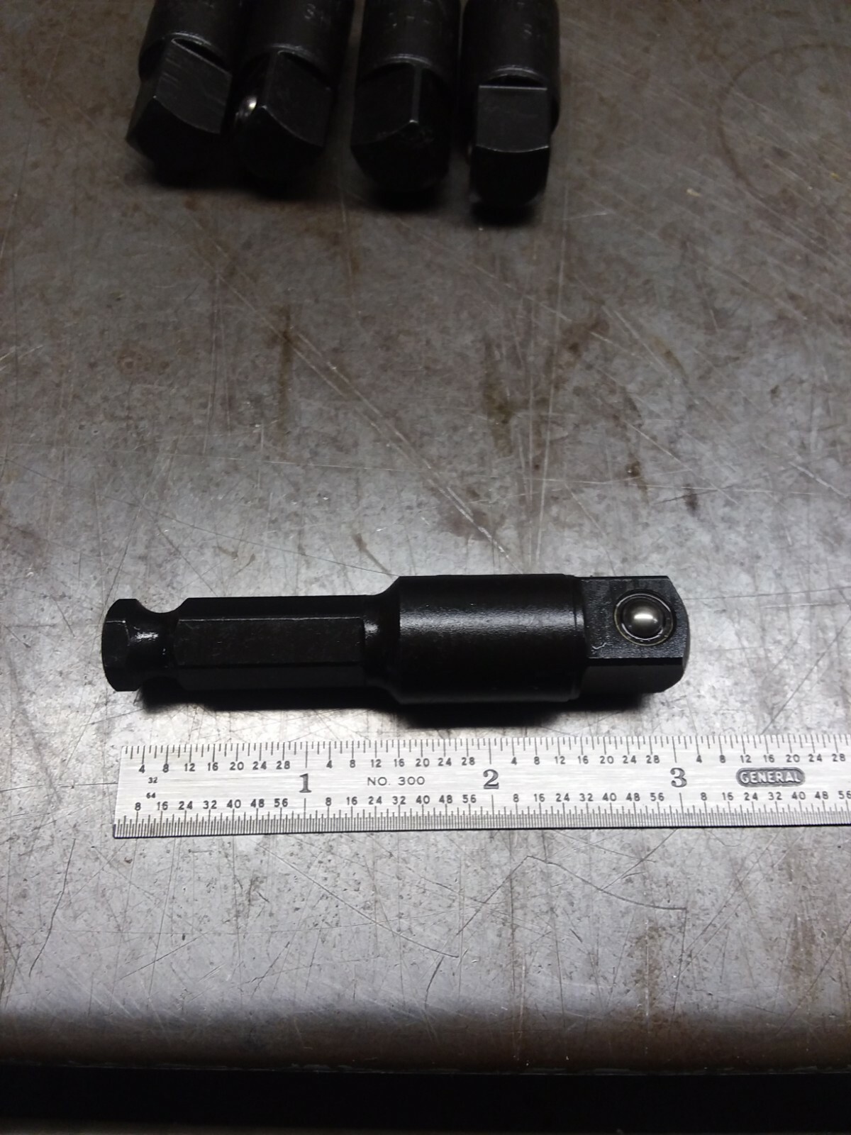WHITE-USA Lineman's 7/16" to 1/2" Impact Socket Adapter SH1614 NEW Lot of 5