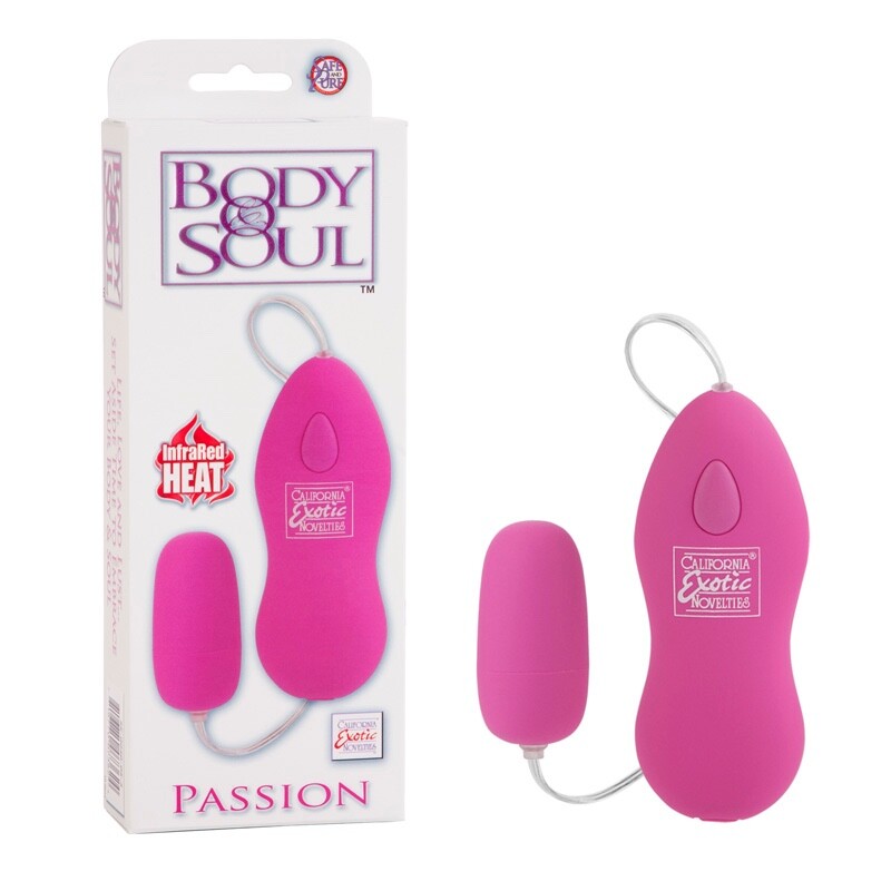 California Exotics Body and soul Passion infrared heat Bullet vibe Pink