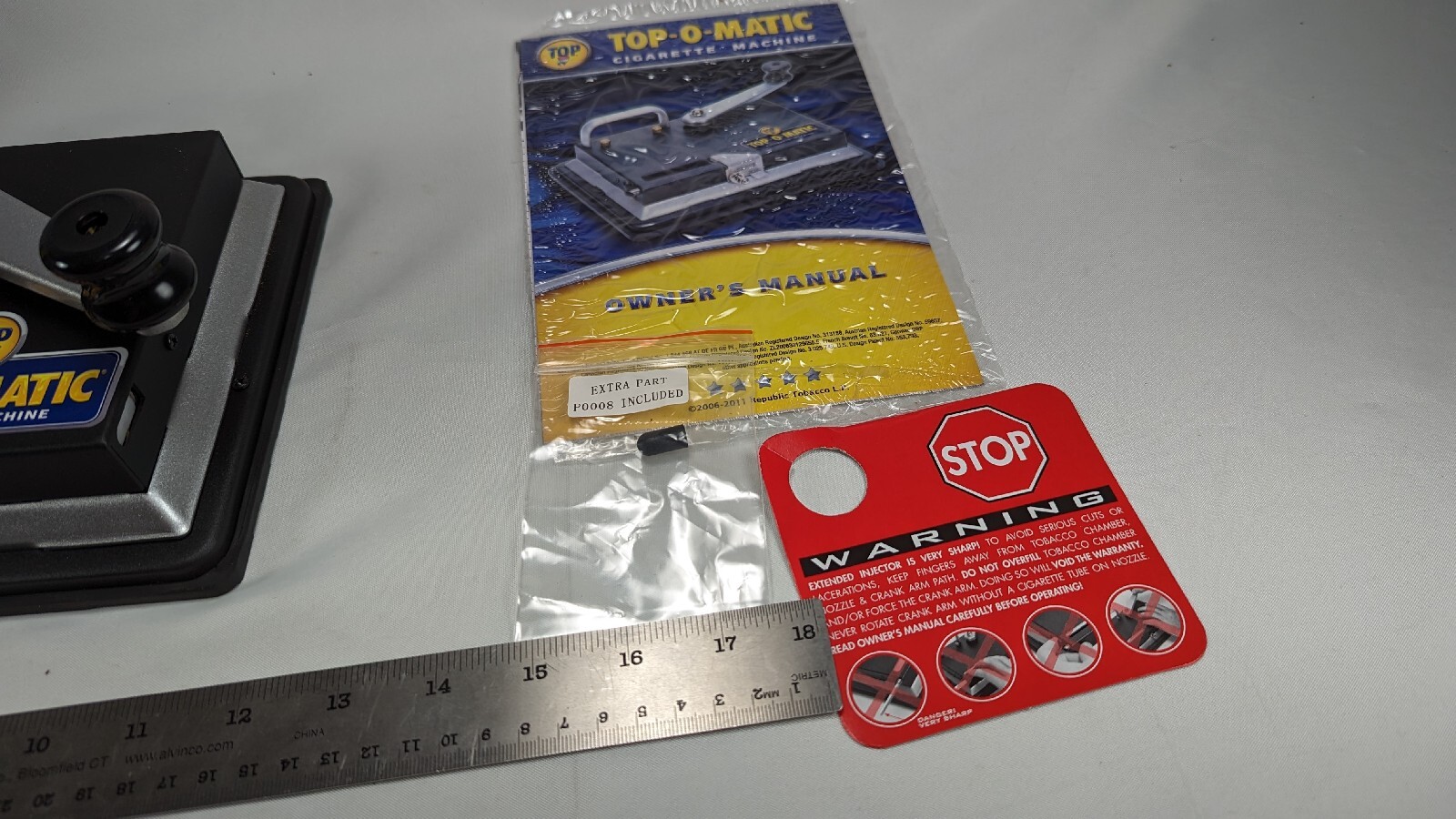 Top-O-Matic Cigarette Rolling Machine