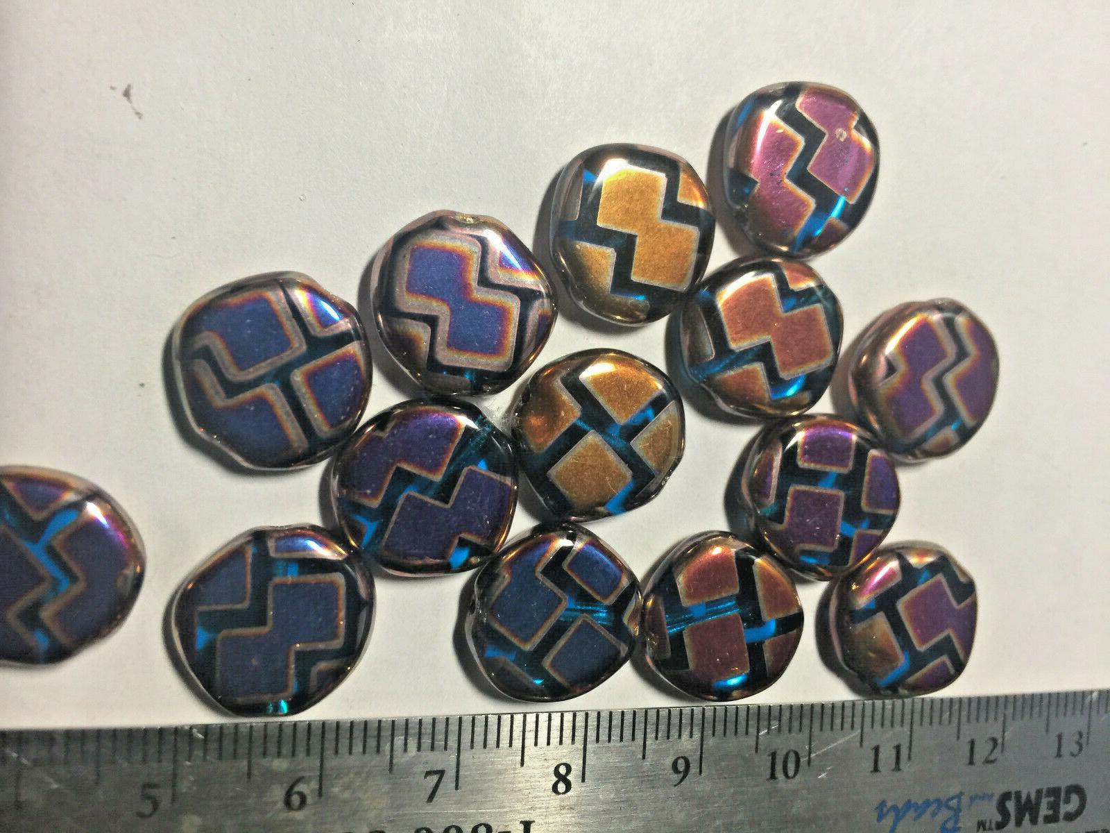 Czech Flat Circle Coin Beads All Sizes