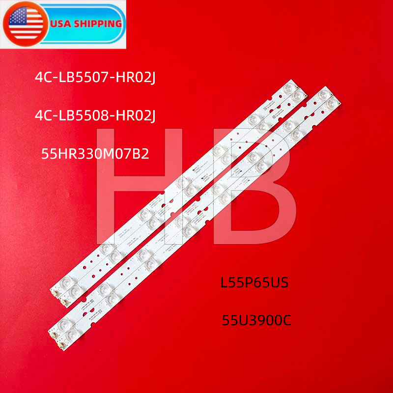 New LED Backlight Strip For TCL L55P65US 55F6 55L2 55S421 55S425 55S423 55A660U