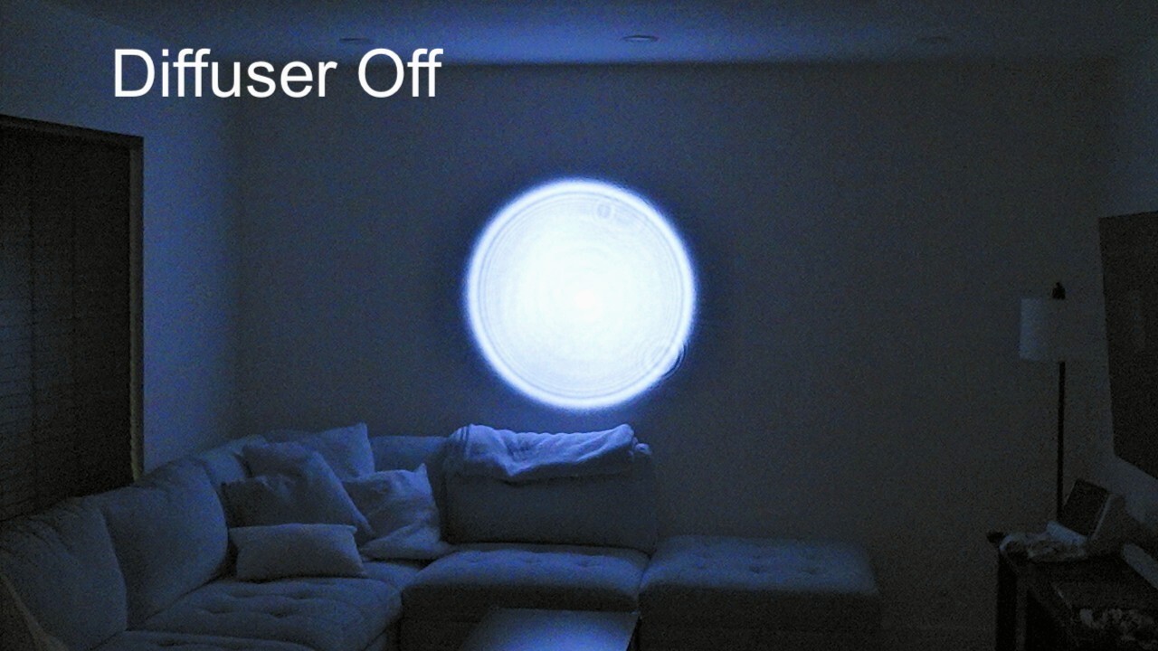 SMS HFXC illuminator diffuser (3D print)
