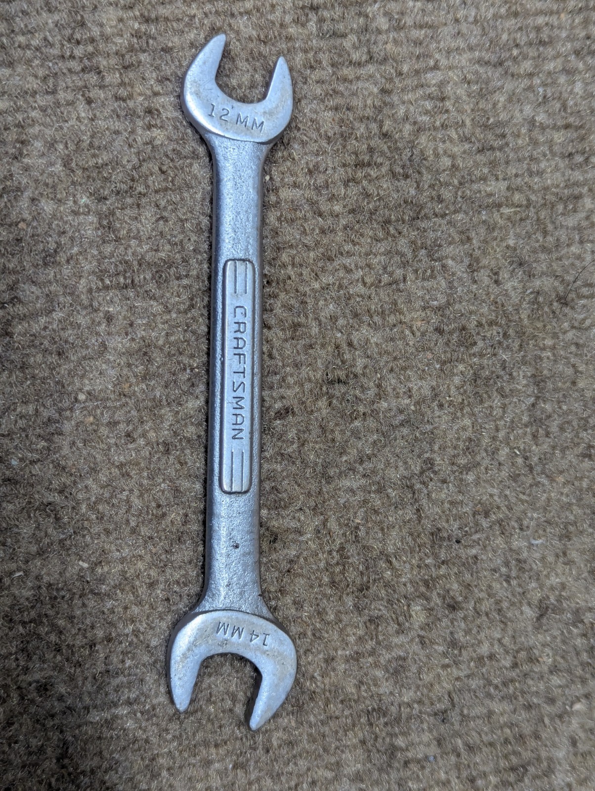 Vintage Craftsman Open End Wrench 12mm X 14mm