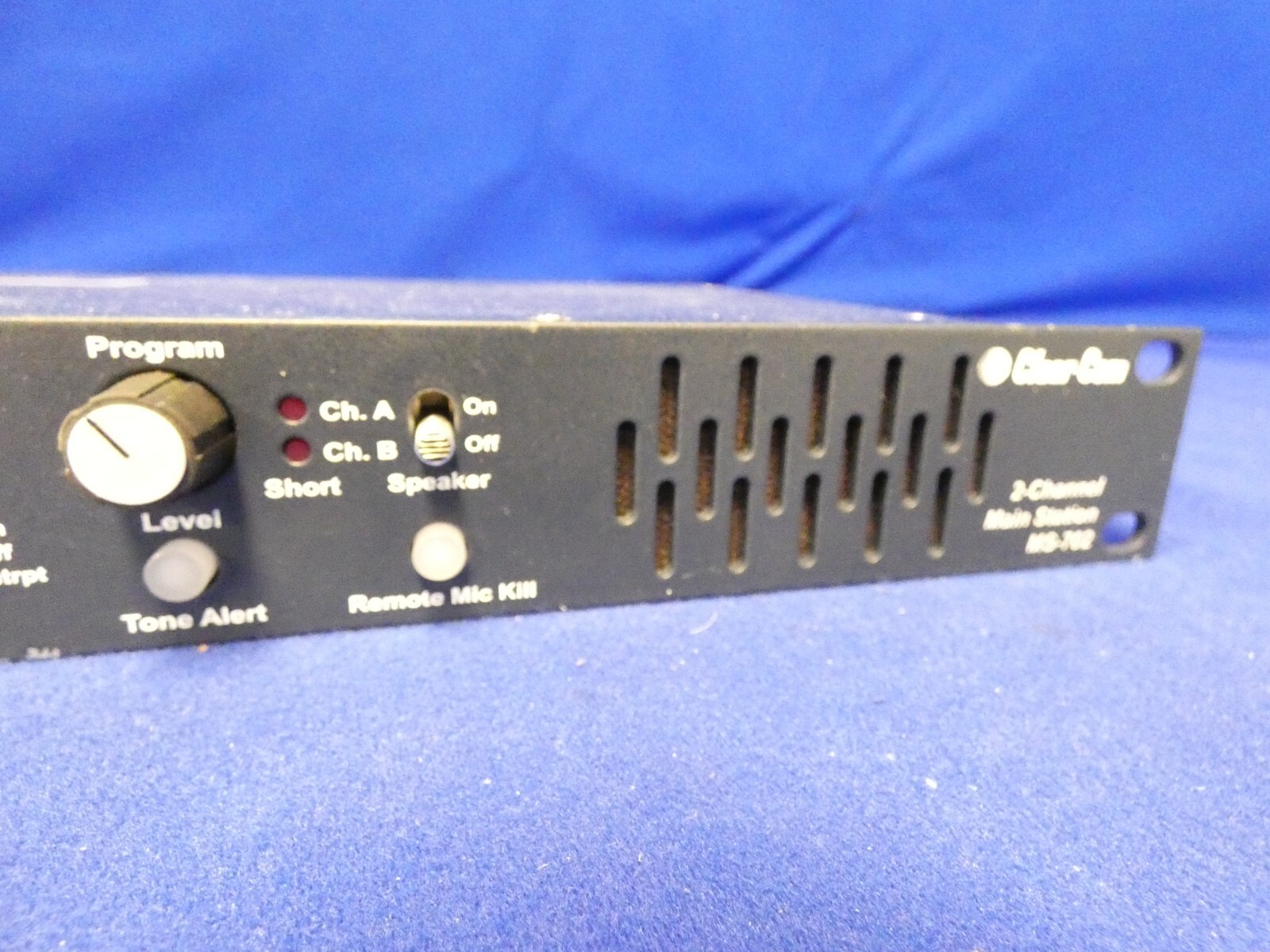 ClearCom MS-702 2-Channel Main Station for Parts-Has Static