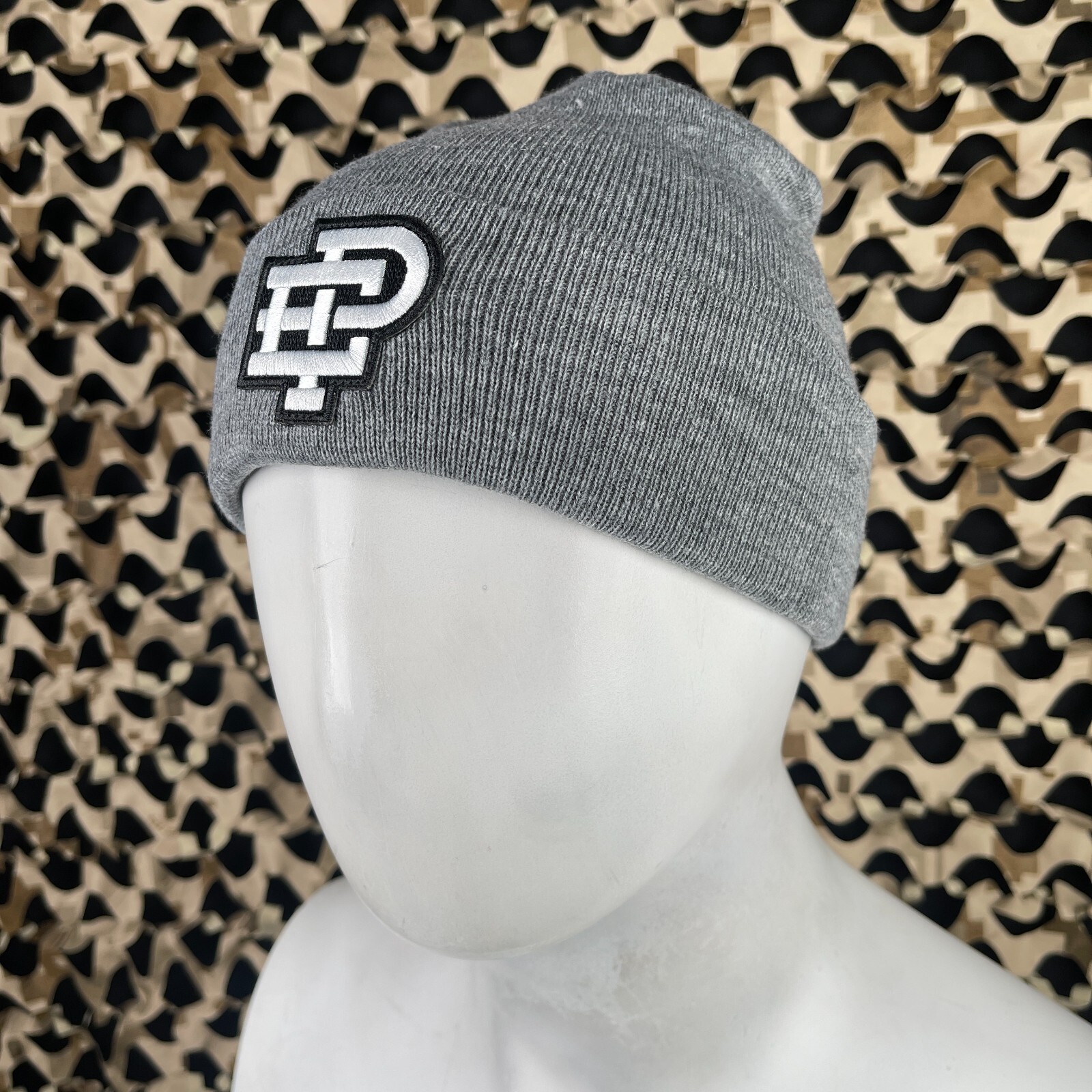 NEW Exalt Monogram Paintball Beanie - Gray