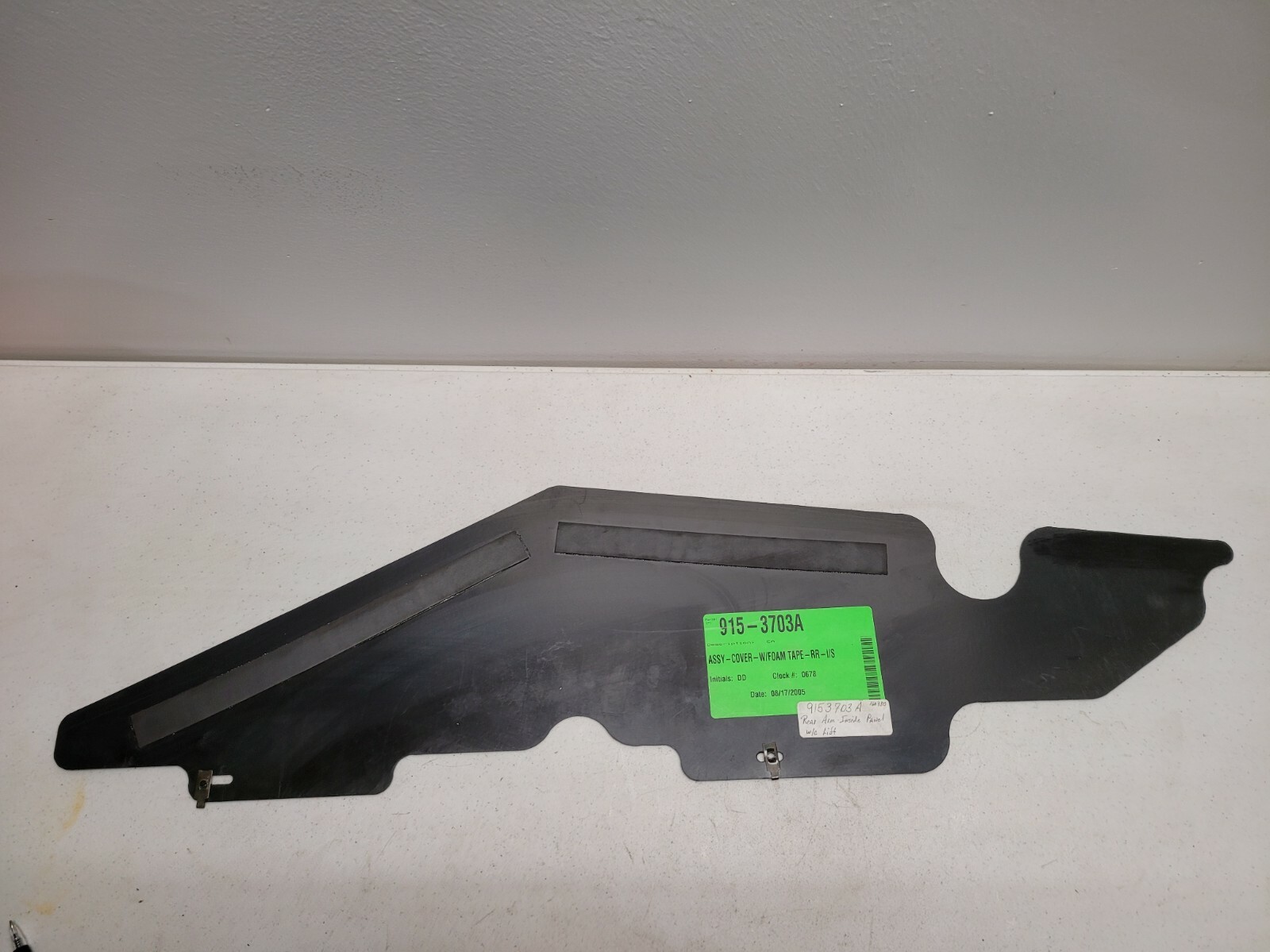 Braun Wheelchair Lift NEW Arm Cover 915-3703A RR-I/S