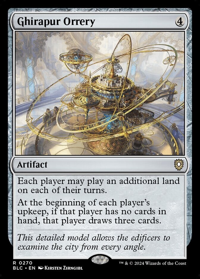 Ghirapur Orrery 0270 Rare Non Foil Bloomburrow Commander MTG Near Mint