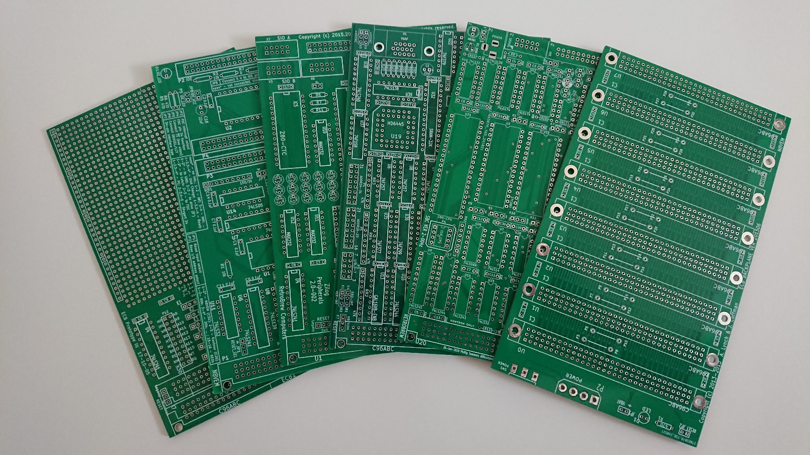 ECB Euro Card Bus Computer Z80 DIY Hardware Bundle - PCB ONLY