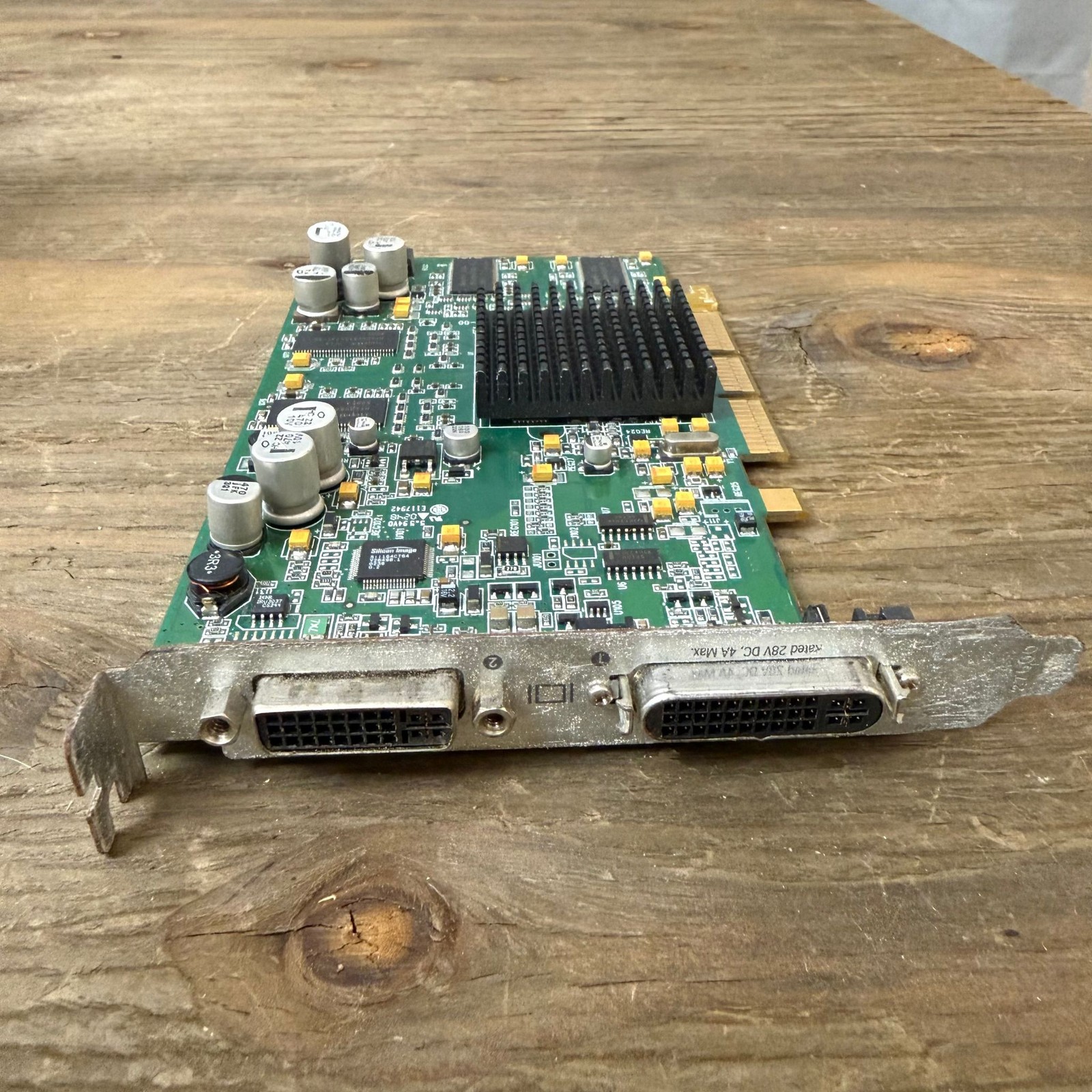 PCI Graphics Card Dual DVI-I Passive Heatsink PCI 32-bit Desktop Video Legacy