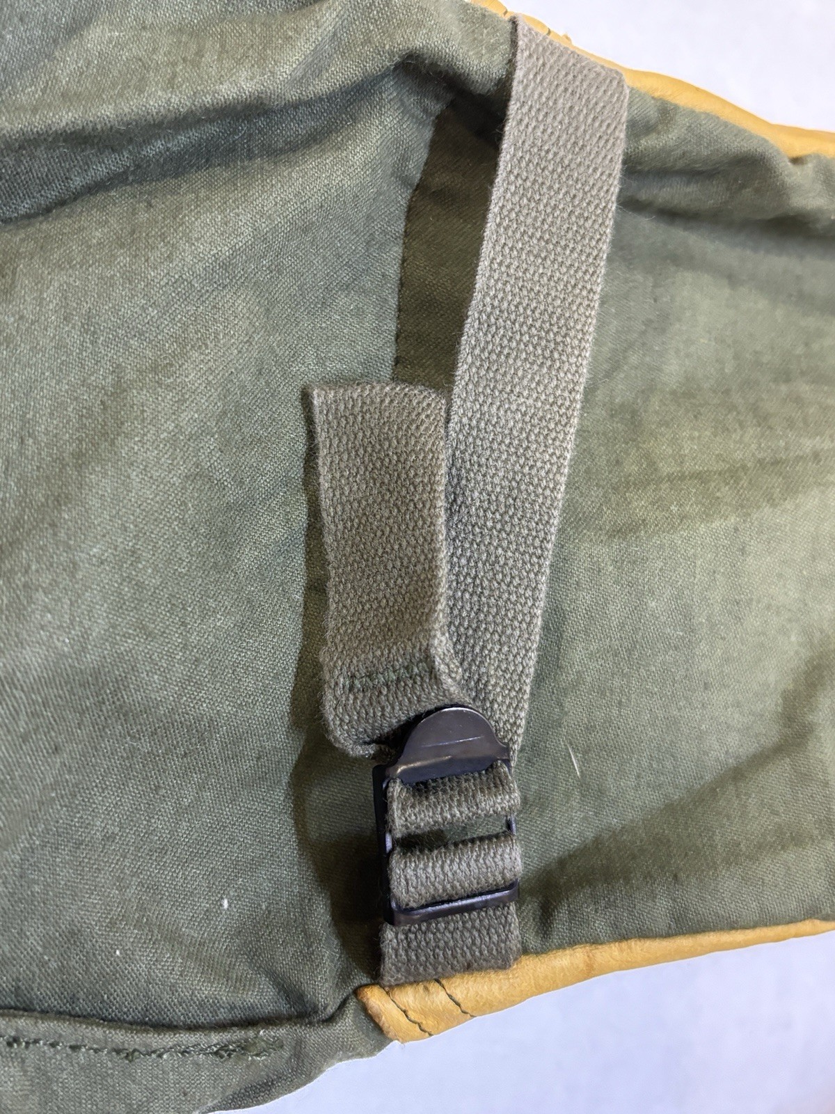 US Military M-1965 Mitten Shells Cold Weather Trigger Finger Leather Large