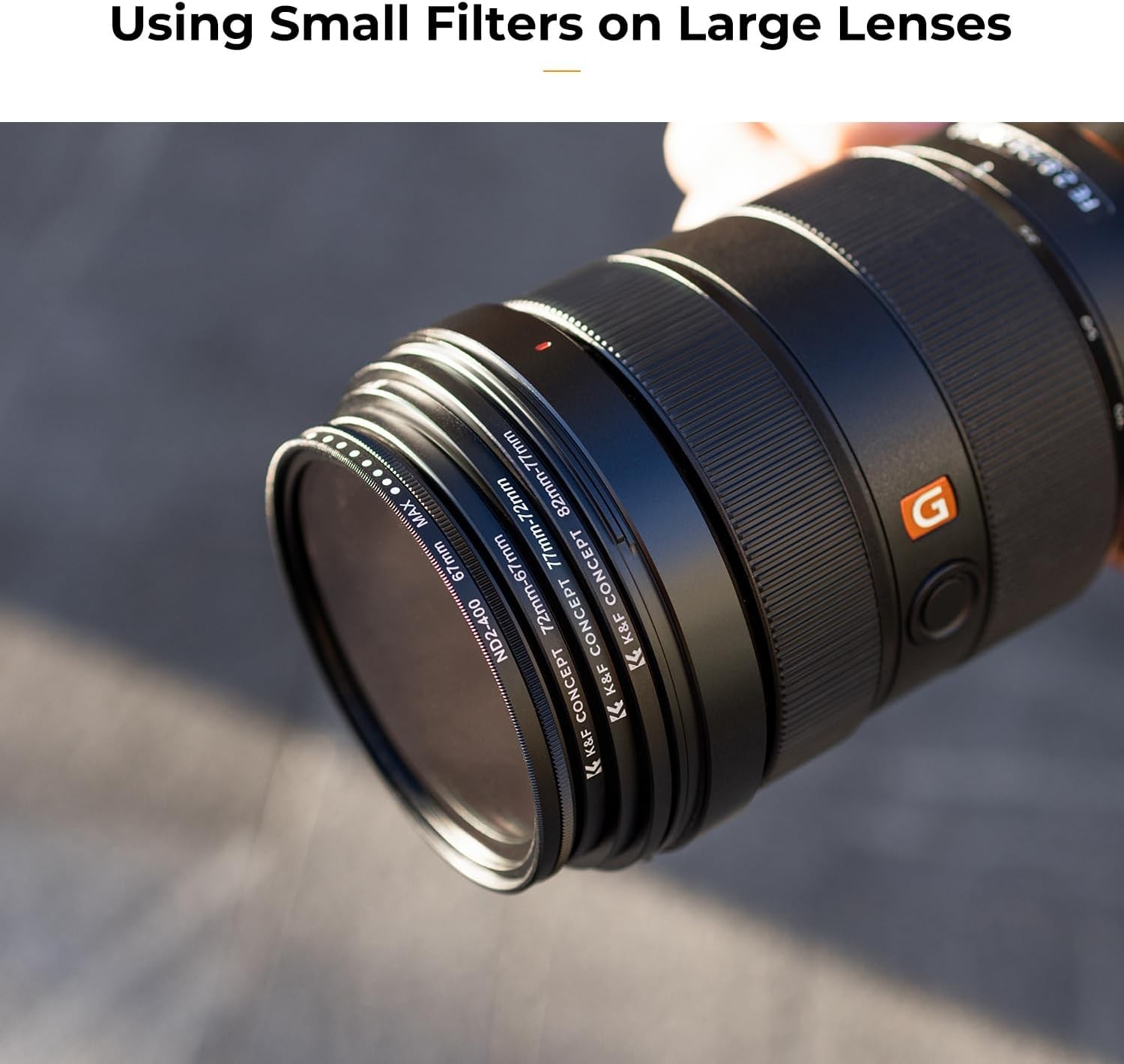 11Pc Lens Filter Adapter Rings Set - Metal Construction
