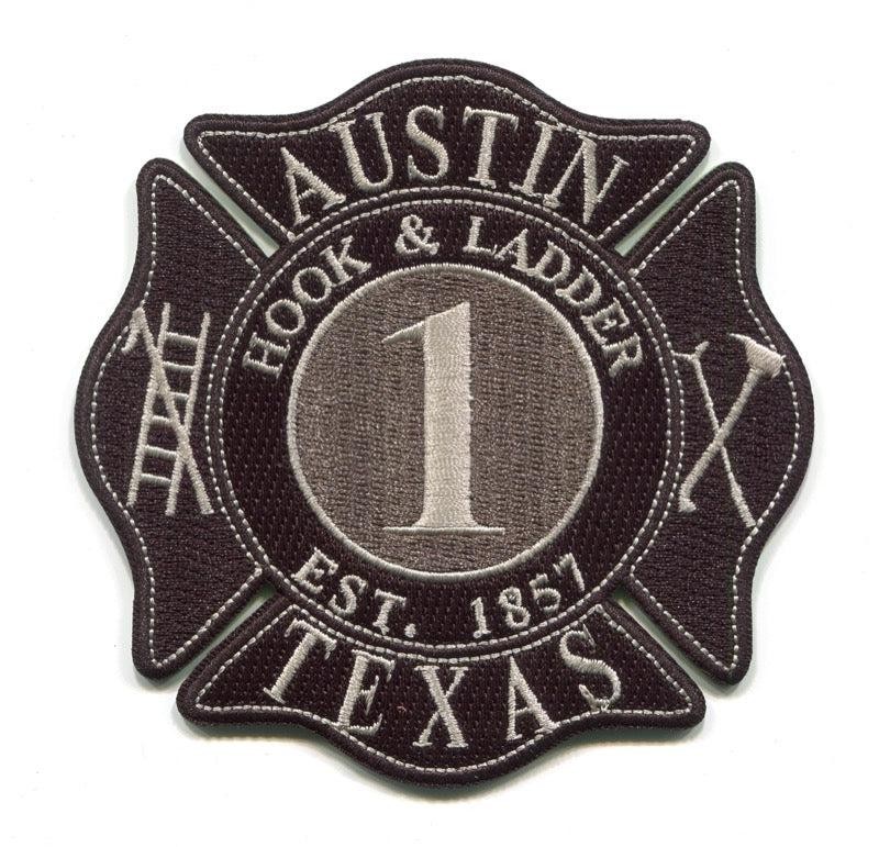 Austin Fire Department Station 1 Hook and Ladder Patch Texas TX