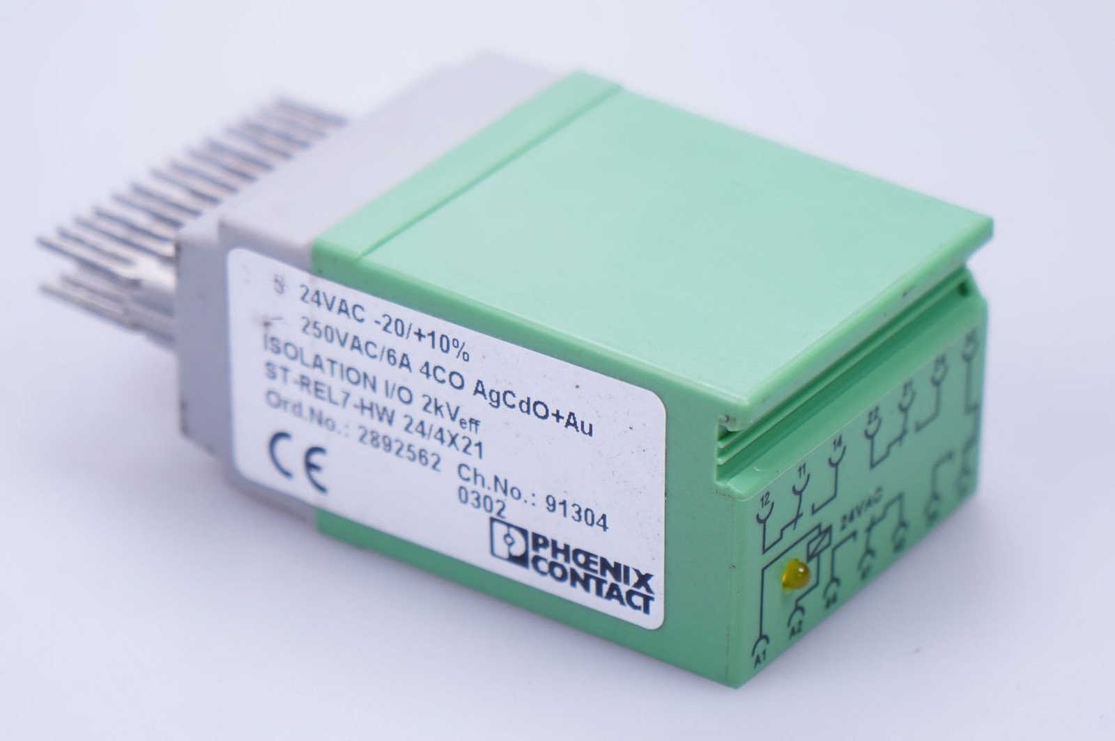 PHOENIX CONTACT relay connector ST-REL7-HW 24/4X21 2892562