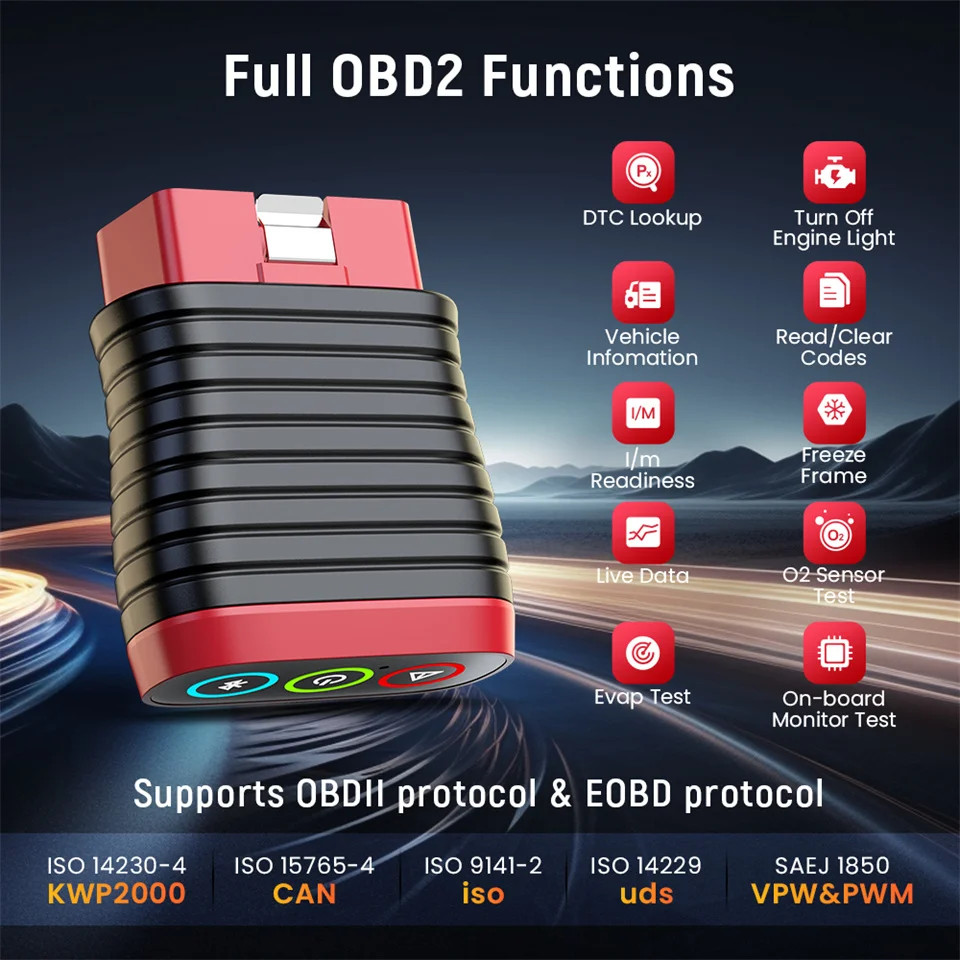 Thinkcar BD6 Car OBD2 Scanner Full System Fault Code Diagnostic Tool Free Update