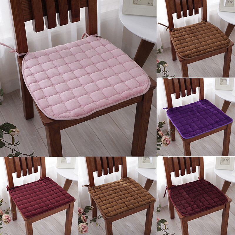 Kitchen Dining Chair Cushion Office Chair Seat Square Durable Soft Mat Pads/