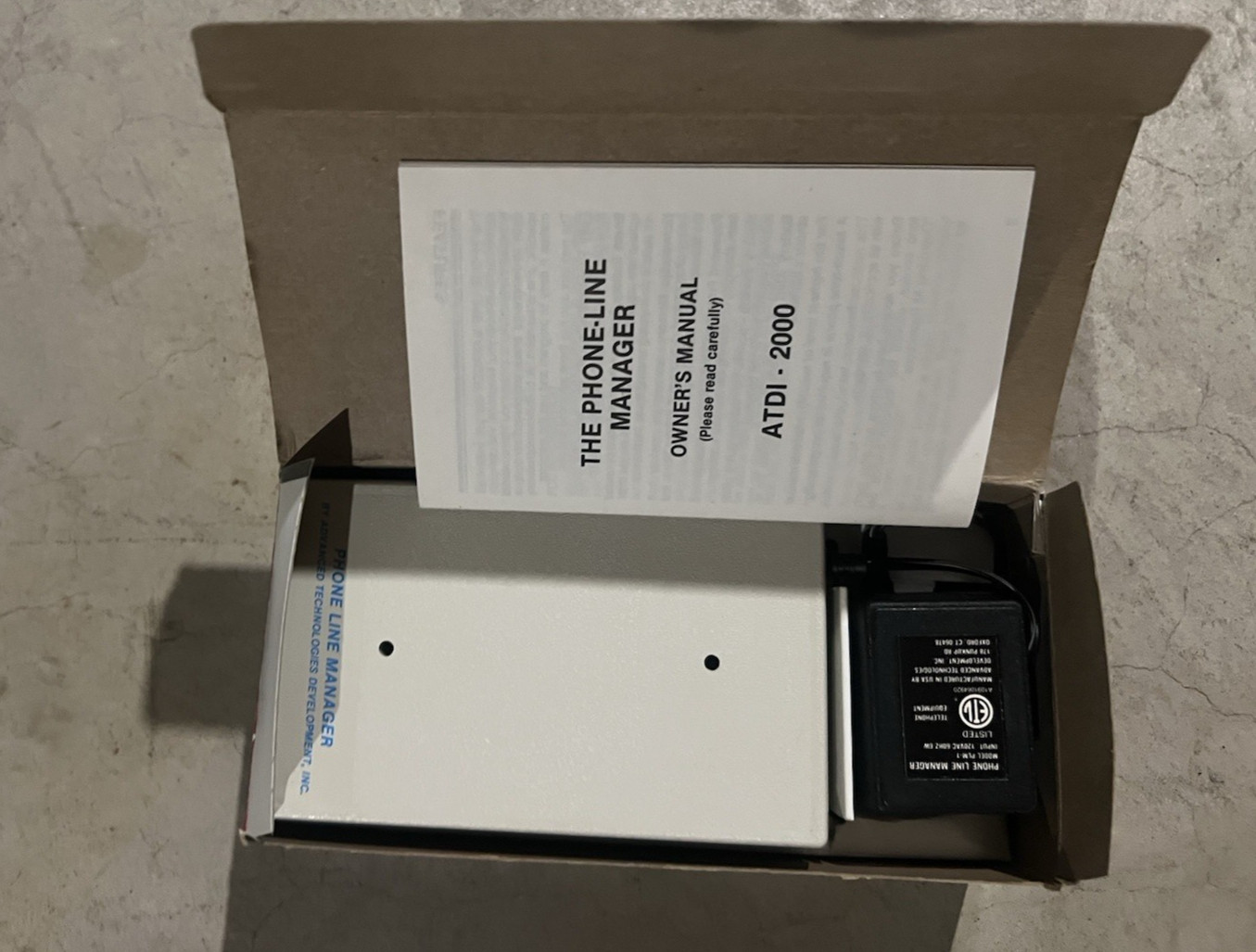 ATDI 2000 Phone Line Manager New in Box