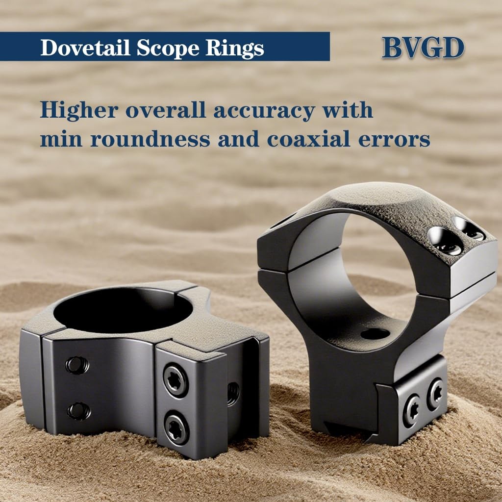 Bvgd 30Mm Dovetail Scope Rings High Profile Medium Profile And Profile 30Mm