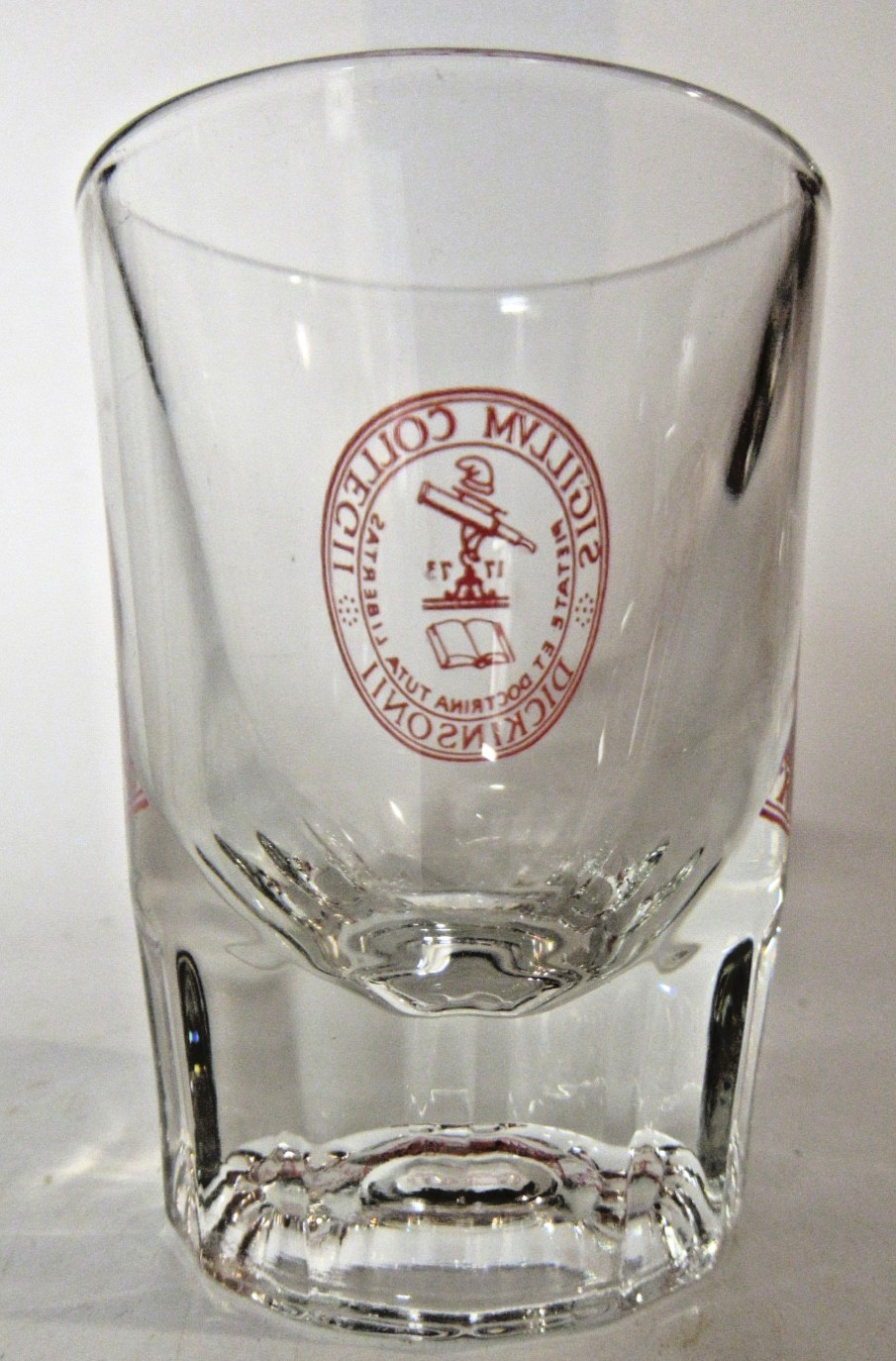 Dickinson College Clear Shot Glass
