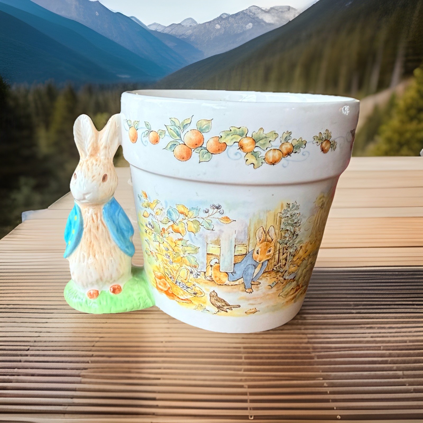 Vintage Peter Rabbit Pottery Beatrix Potter