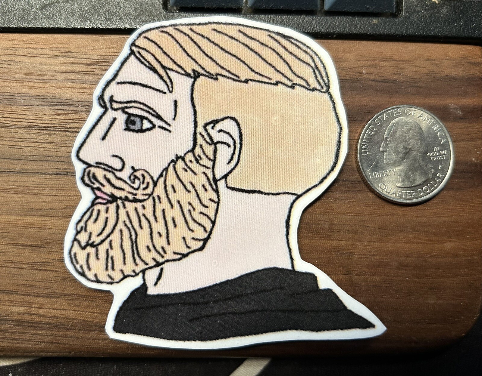 Chad Meme Sticker - Glossy Vinyl
