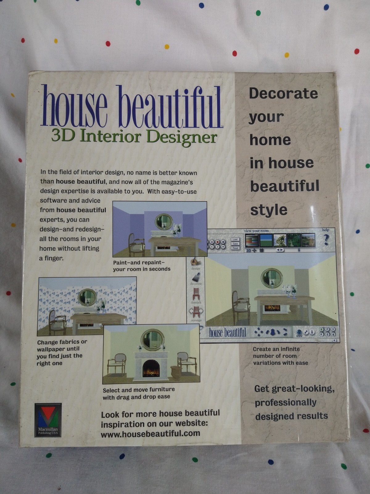 Lot (4) Boxed Vintage PC Software Home Garden Design & Publishing