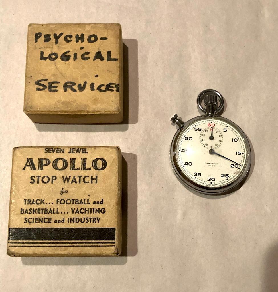 Apollo Aristo Seven Jewel Stopwatch in Original Box with Dust Bag WORKING VGOOD