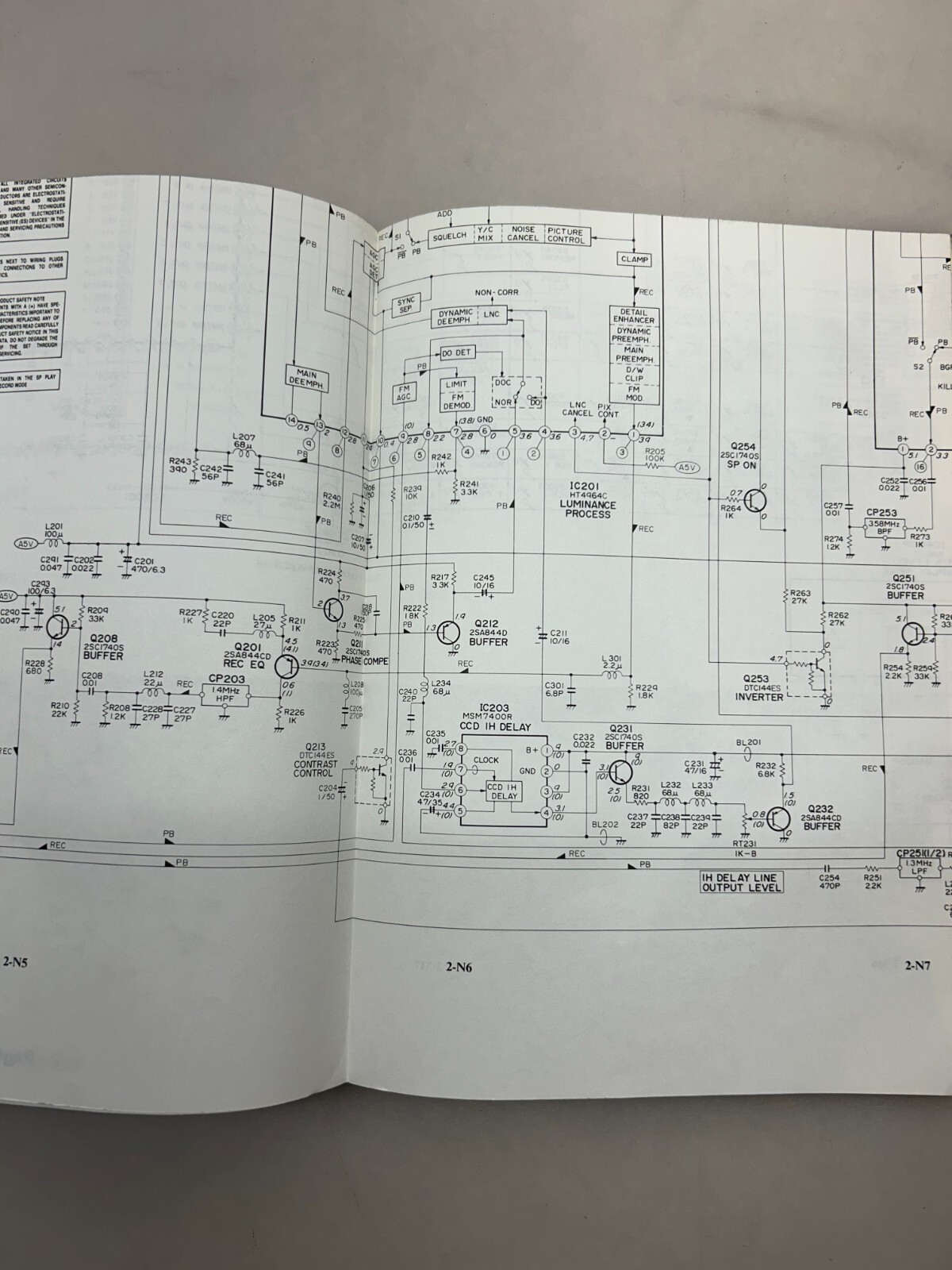 RCA VR635HF Original Schematics Free Shipping
