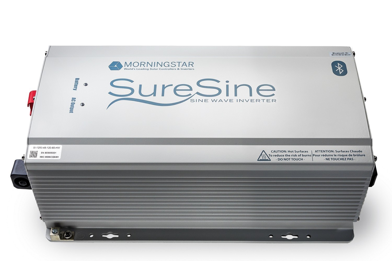 Morningstar SI-700-24-120-60-HW SureSine Inverter Hardwire 700W 24VDC 120VAC