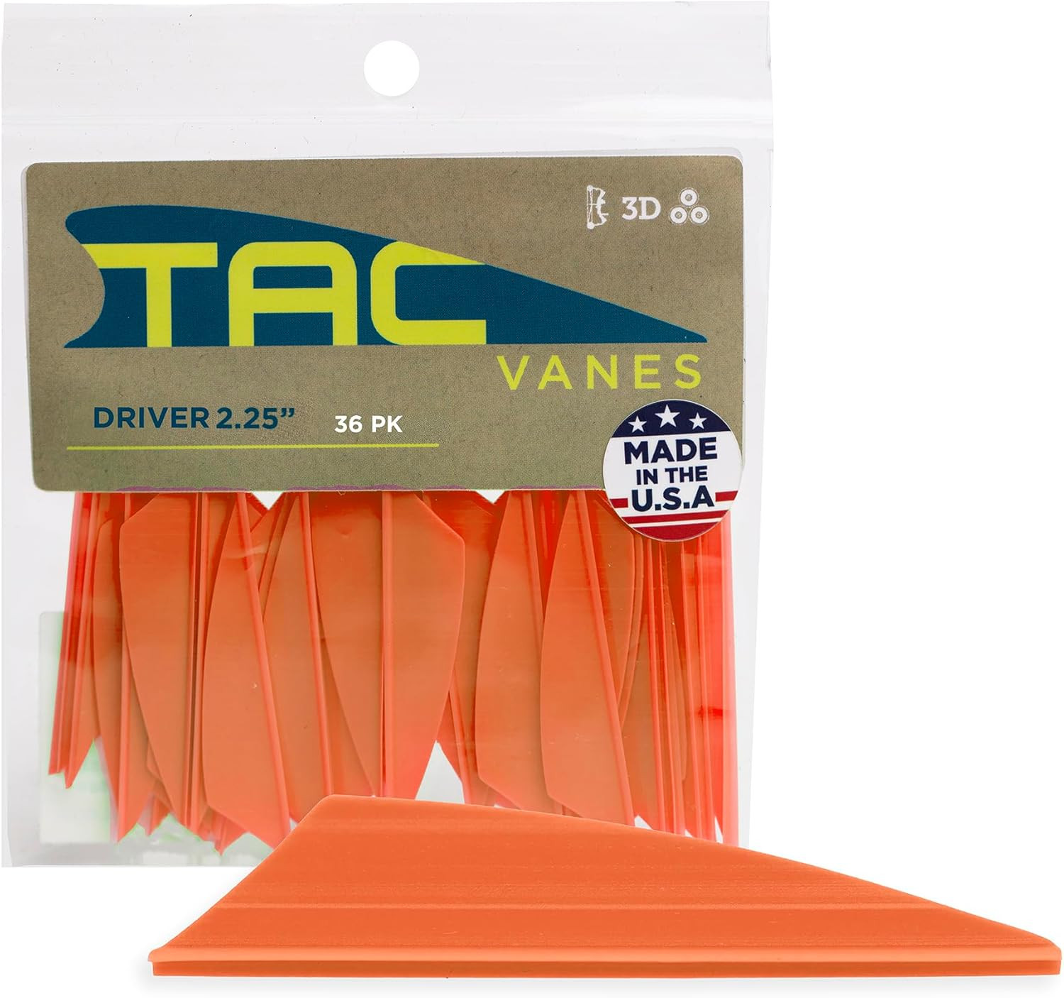 Driver Hybrid Vanes, Vanes for Archery Bowhunting and Recreational Shooting