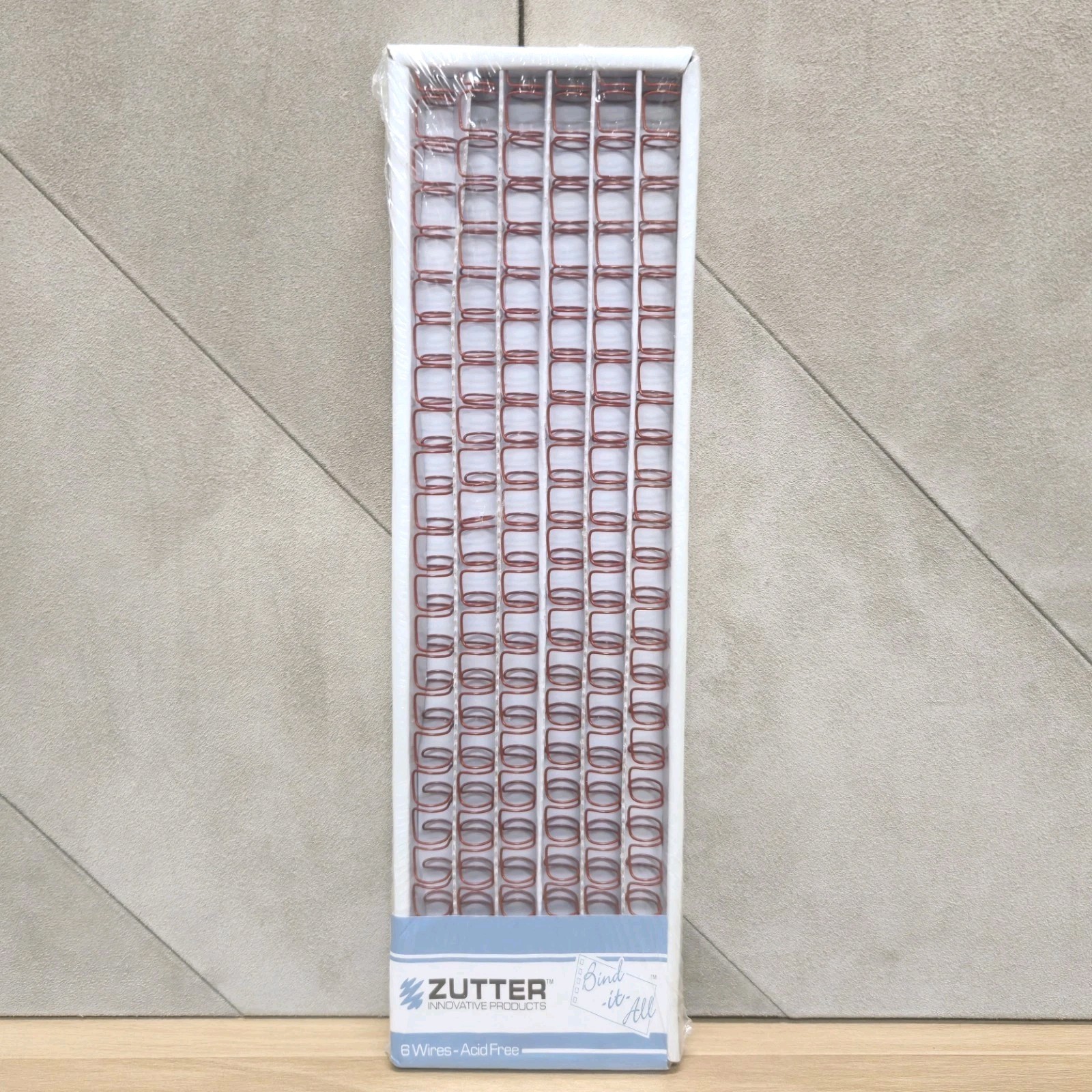 Zutter Bind It All 3/8" Red Wire Pack Of 6 Scrapbooking Mix Media Handmade Books