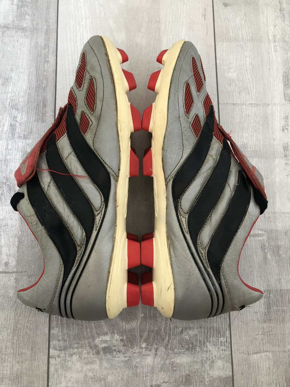 Adidas Predator Precision FG Silver Football Soccer Cleats US10 RARE Limited