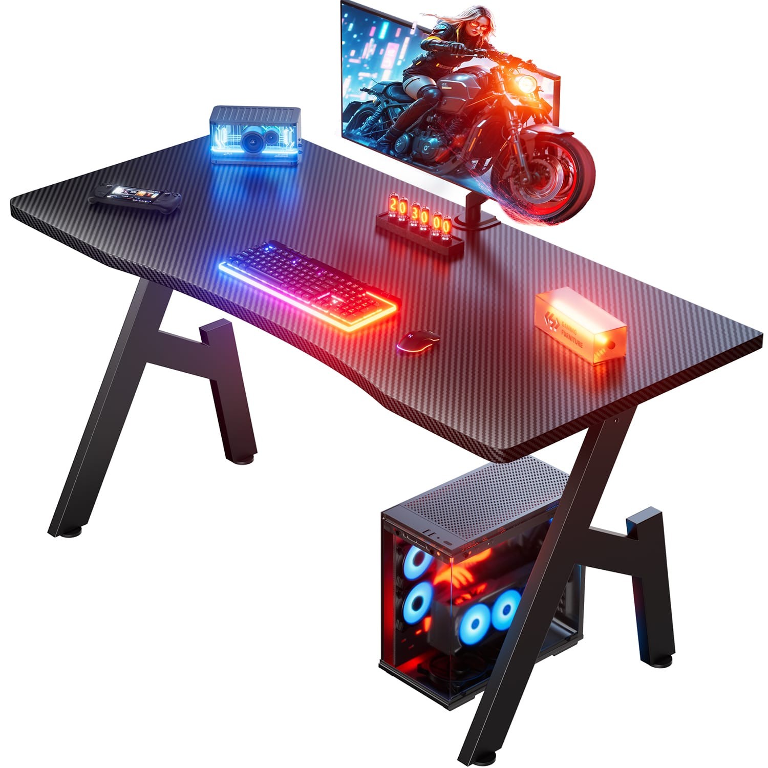 32/40/47/55 inch Gaming Desk, Ergonomic Computer Desk, Gaming Table, Gamer Desk