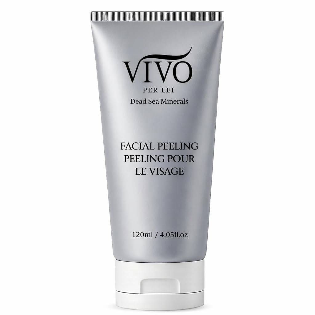 Vivo Per Lei Facial Peeling Gel with Dead Sea Minerals for Face - 4.05 Fl. oz