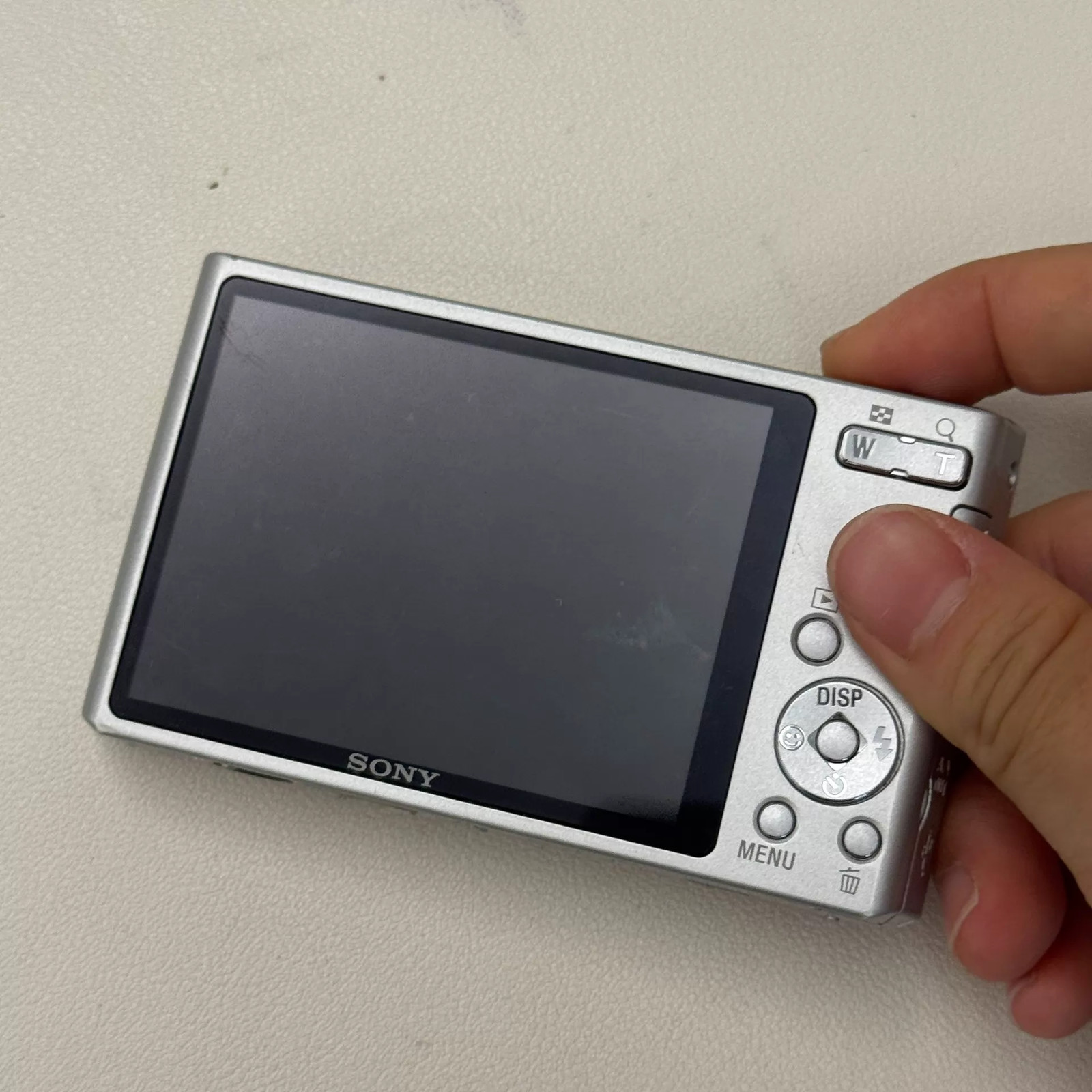 Sony Cyber-shot DSC-W330 14.1MP silver Digital Camera 4x Optical Zoom 90%new