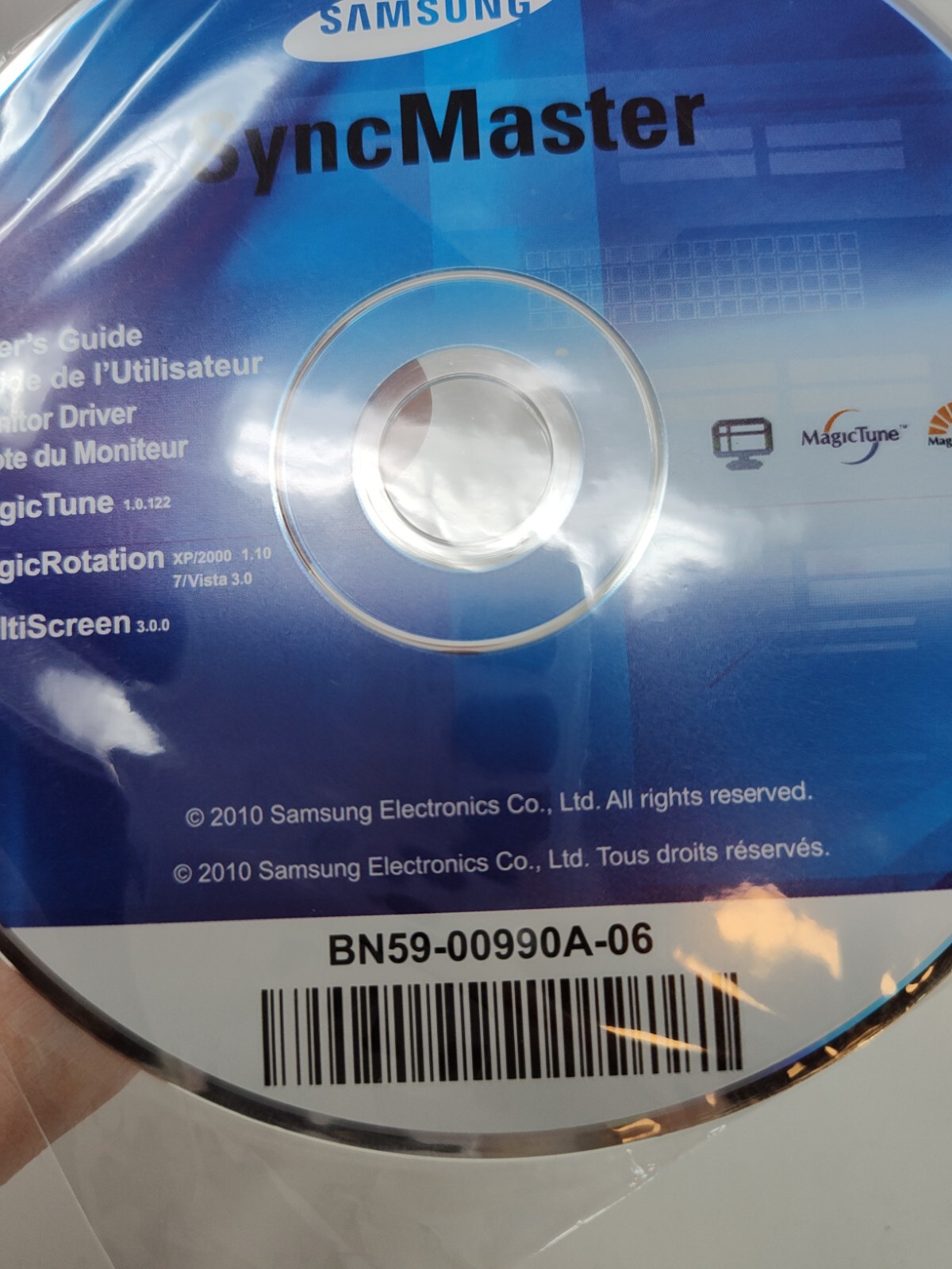 Samsung 2010 SyncMaster CD BN59-00990A-06 User Guide, Driver, MagicTune, Etc NEW