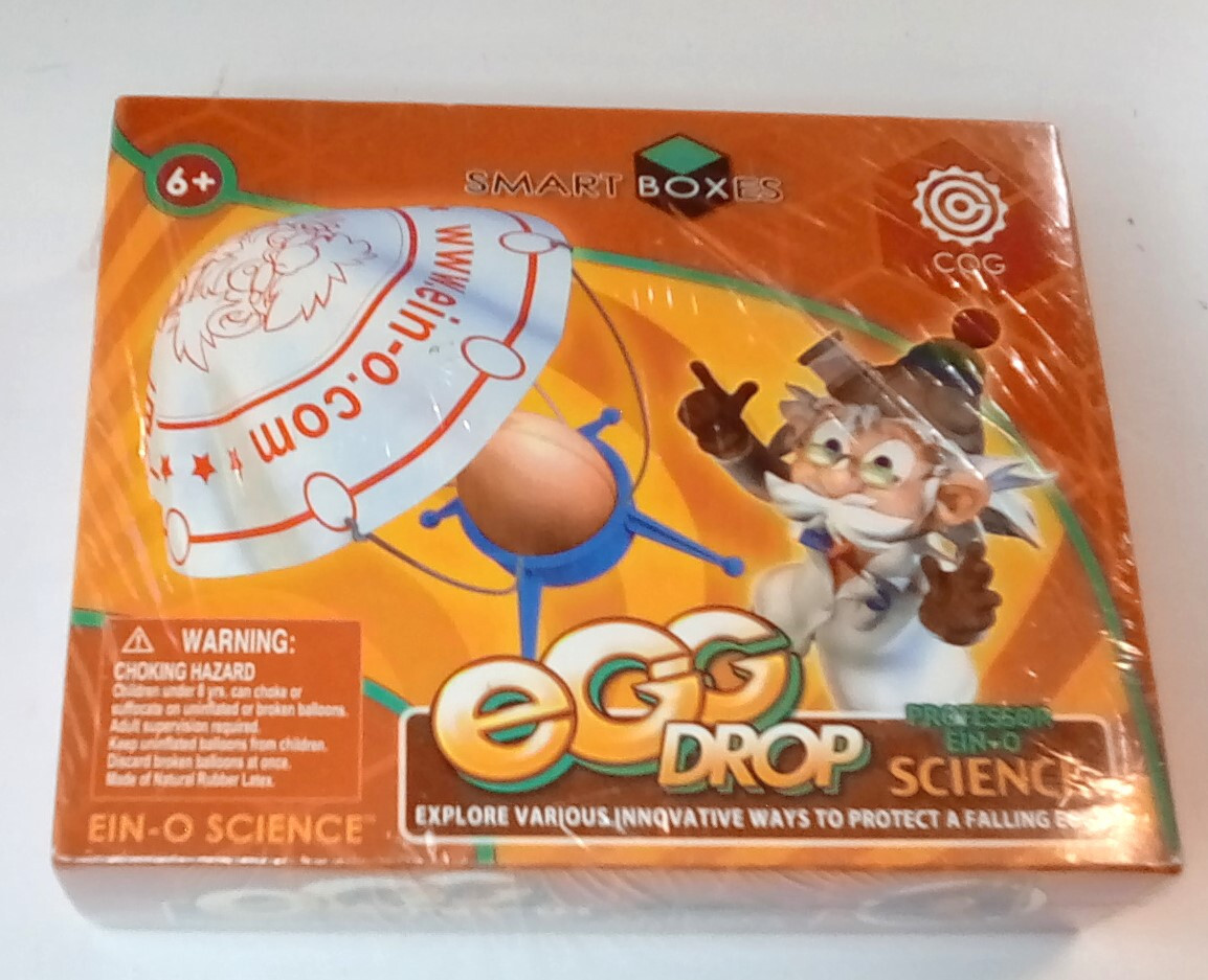 Ein~O Science Smart Boxes EGG DROP SCIENCE Ages 6+ 4 Experiments~~NEW Sealed box