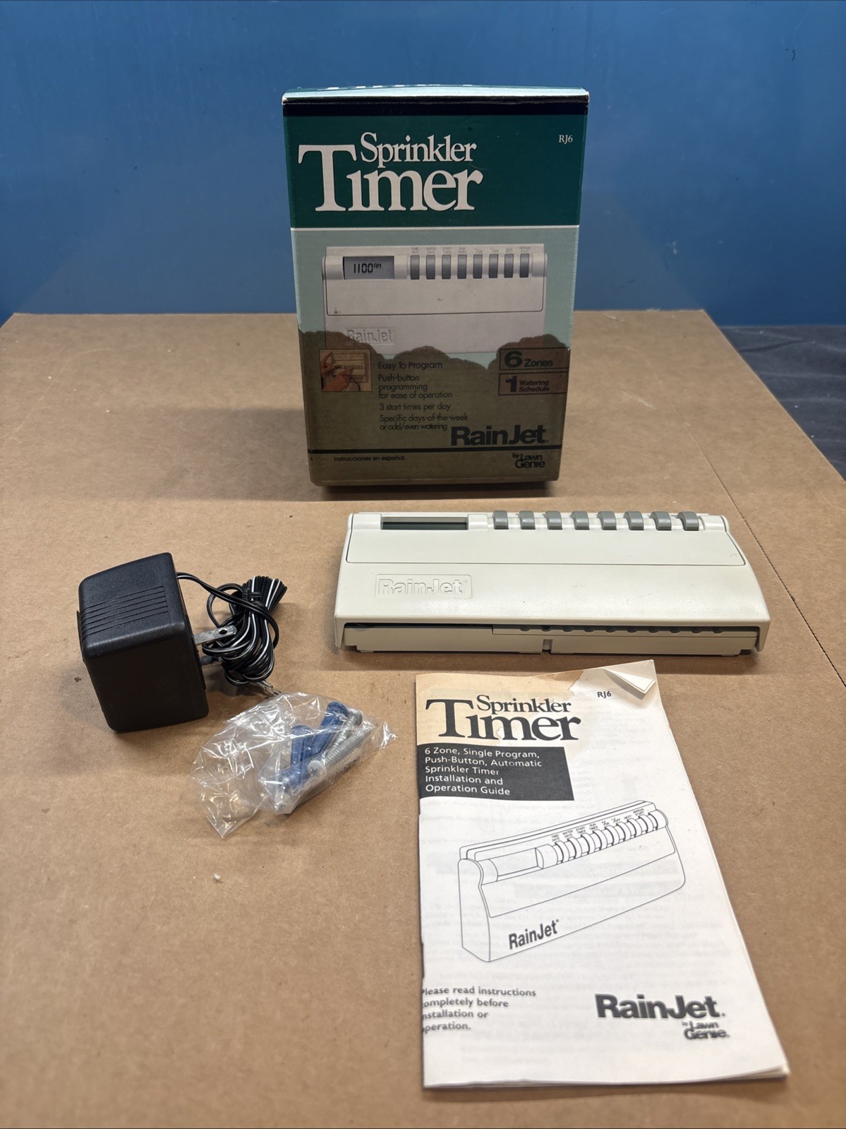 RainJet RJ6 Sprinkler Timer Six Zone Single Program