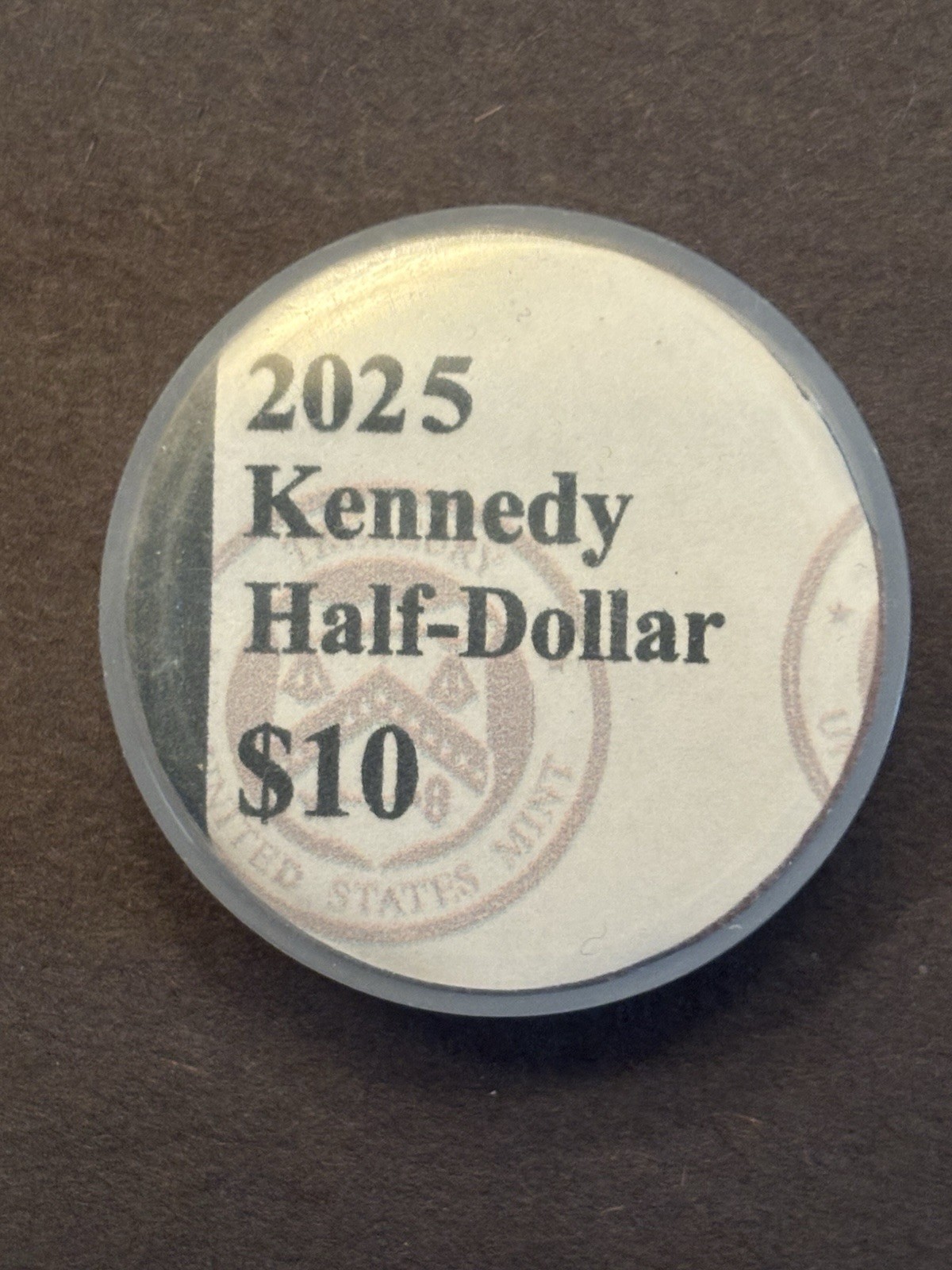 2025 P & D Kennedy Half Dollar uncirculated.