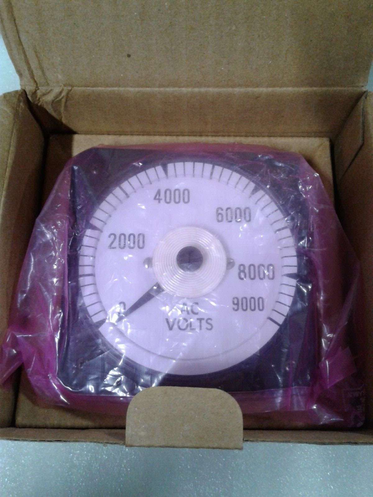 Byram Laboratories 1C9858  0-9000 Volt AC Switchboard Meter