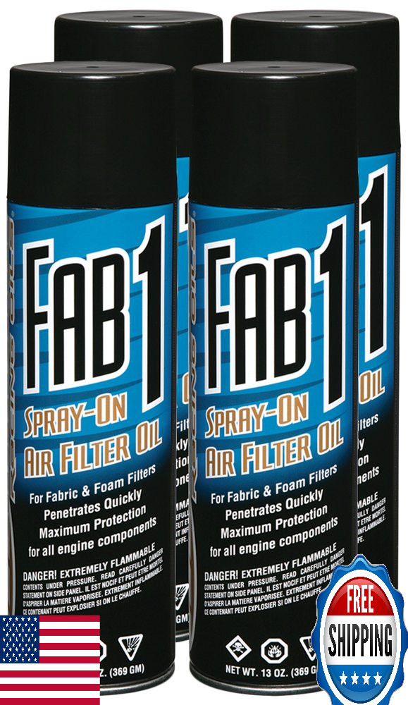 Maxima 61920-4PK Fab1 Air Filter Aerosol Spray, 52 fl. oz., 4 Pack