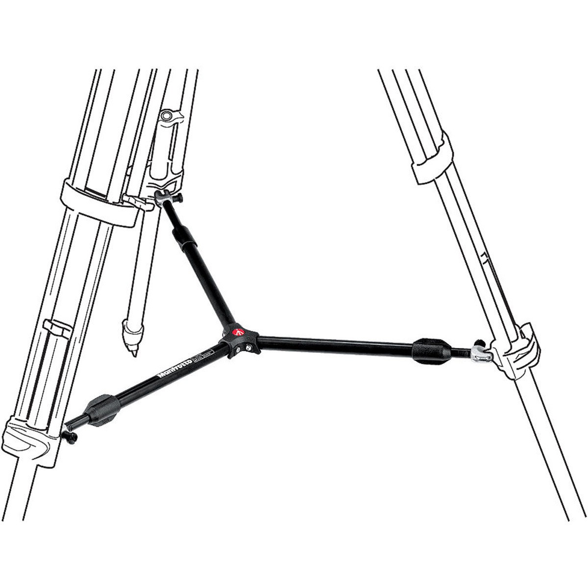 Manfrotto 537SPRB Mid-Level Spreader