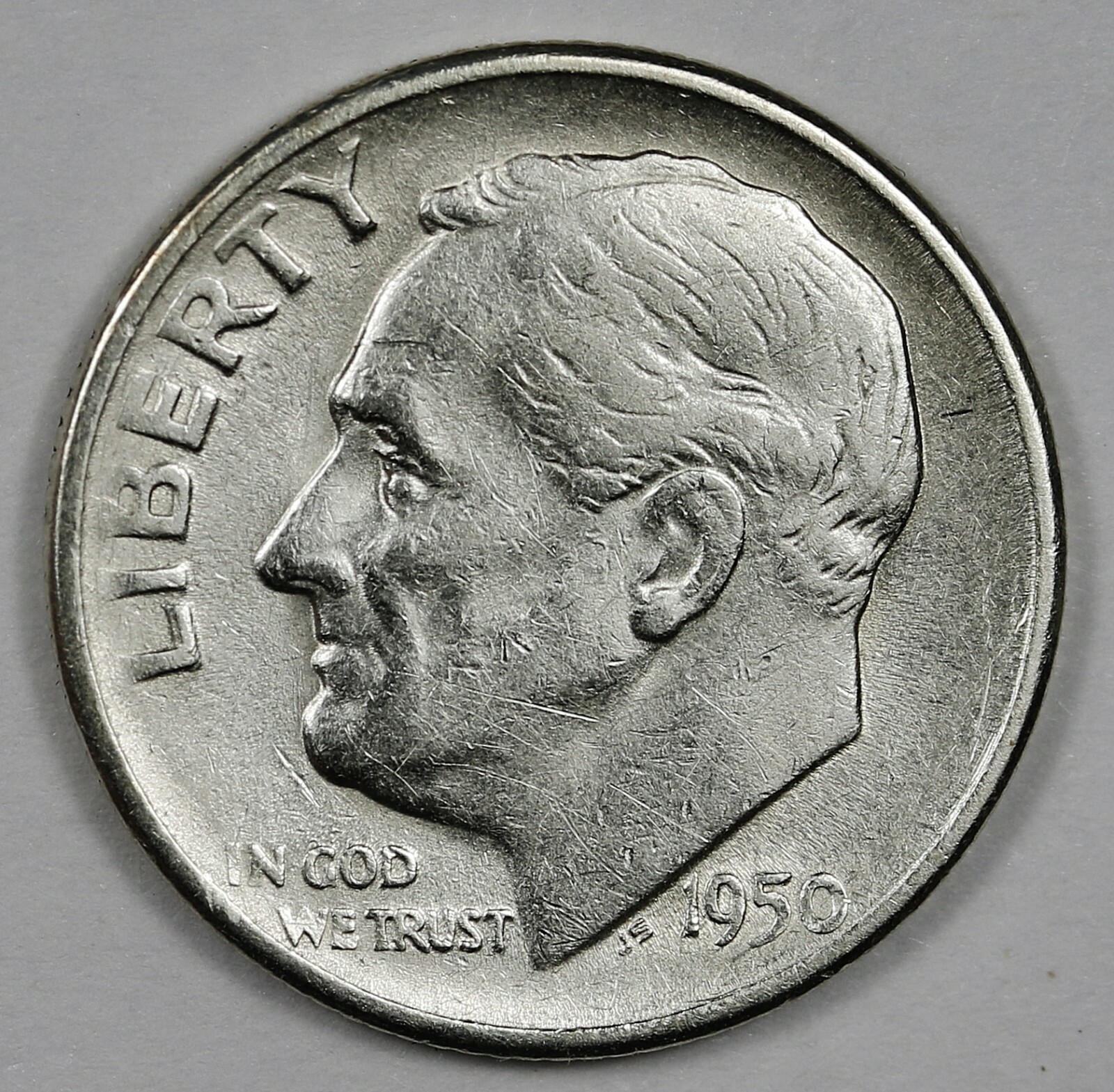 1950-s Roosevelt Dime.  High Grade.  INVENTORY H.167922