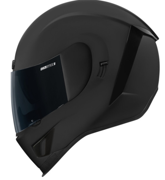 ICON AIRFORM DARK MOTORCYCLE HELMET BIKE LID + SMOKE SHIELD RUBATONE 3X-LARGE