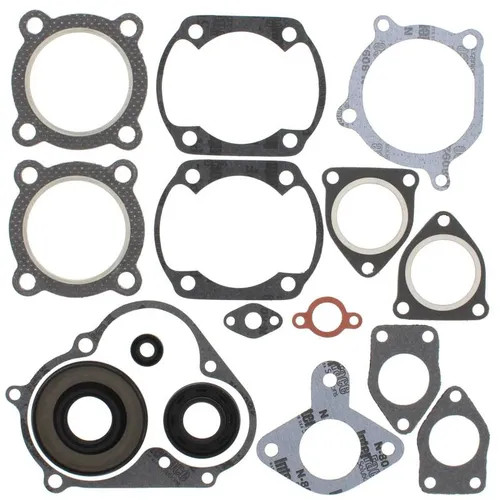 Vertex Complete Engine Rebuild Gasket Kit w Oil Seals Yamaha Enticer 340 78-88