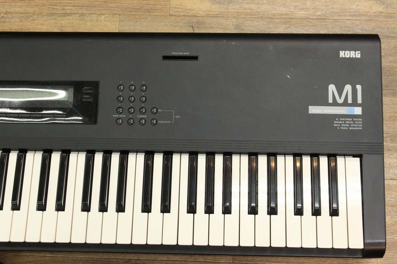 KORG M1 Music Workstation 61-Key Synthesizer AI Synthesis Sequencer Tested Works