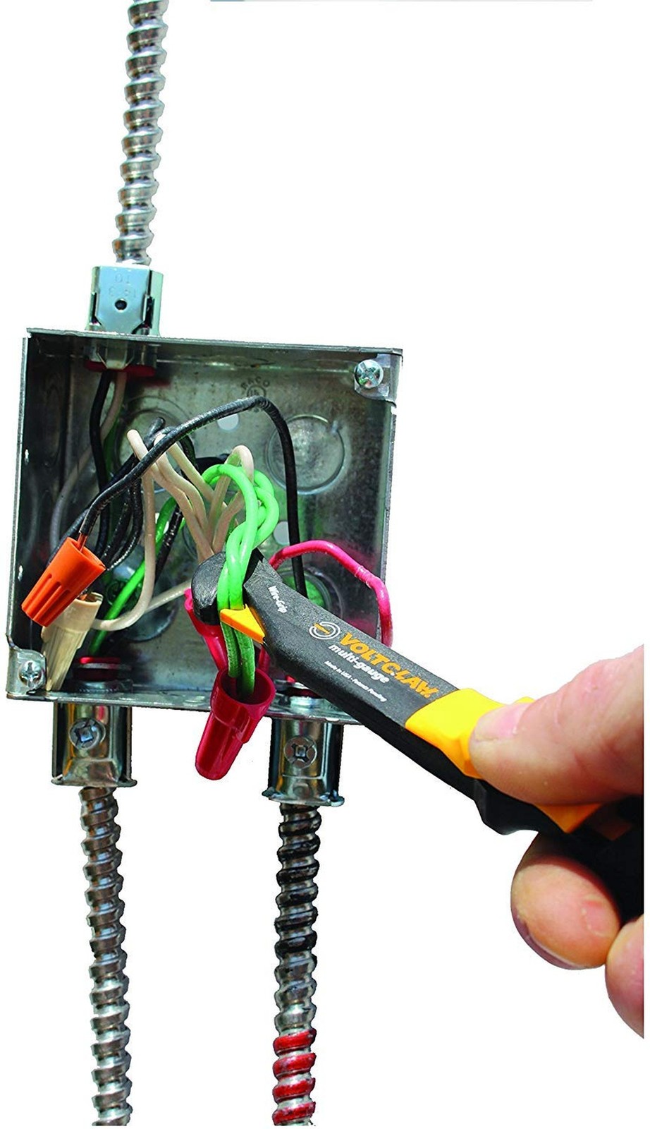 Multi-Gauge nonconductive Wire Electrical Pliers