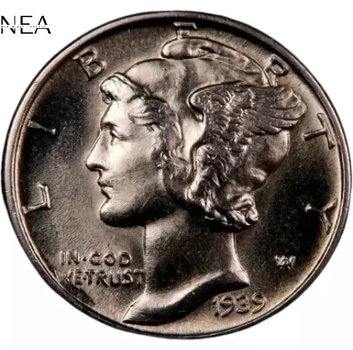 1939-D Mercury Dime ~ Gem BU ~ 90% Silver