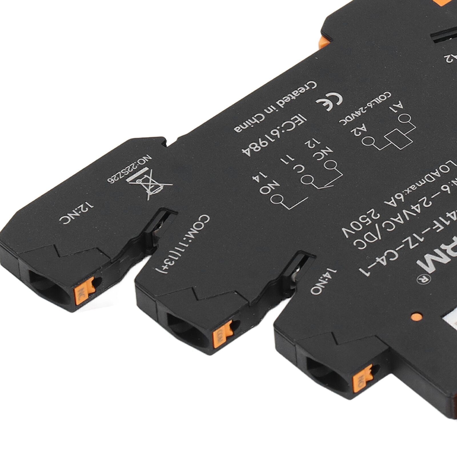 DC Control AC Ultra Thin Relay DIN Rail Mount Solid State Relay Module SPDT